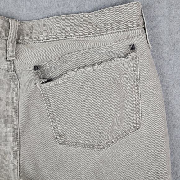 Madewell Jeans Women Size 32x26 The Perfect Vintage Gray Back Pockets Distressed - Picture 7 of 14